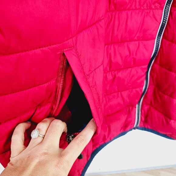 Swiss Tech 2XL/2XG Red White Blue‎ Puffer Jacket Mens Full-Zip《939》J - Picture 4 of 8